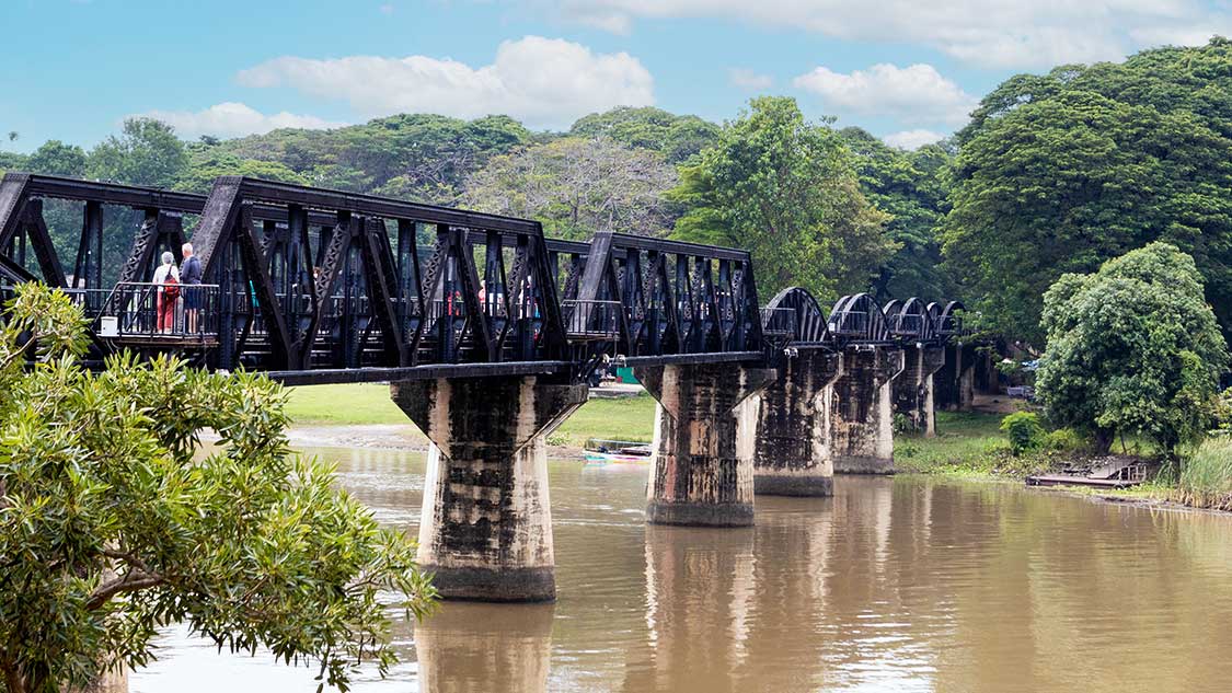 Start your journey with Kanchanaburi’s vibrant glow